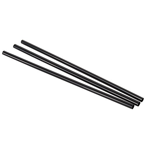 Black Plastic Stir Sticks - Coffee Stir Sticks/Sip Straw, For Coffee Bars, Restaurants, Office, Or Home Use 1000 pack (7 ½ Inches)
