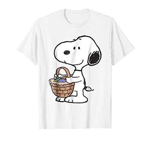 Peanuts Snoopy Easter Basket T-Shirt