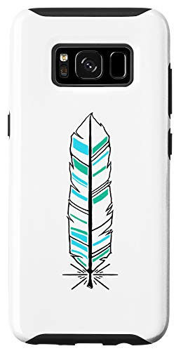 Galaxy S8 Artistic Zen Feather Minimalist Graphic Case