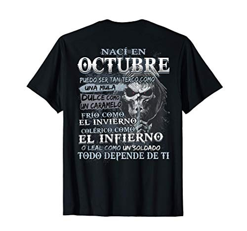Nací en Octubre Puedo ser tan terco como una mula T-Shirt