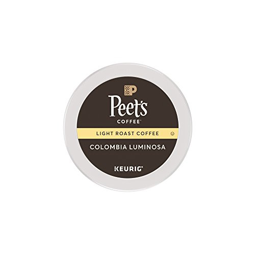 Peet's Coffee Colombia Luminosa Light Roast Coffee K-Cup Coffee Pods (16 Count)