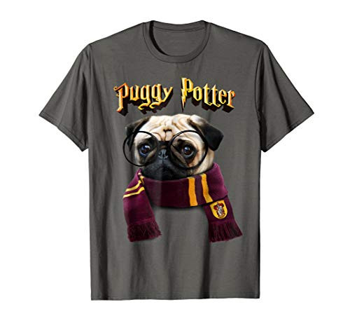 Puggy Potter magic wizard Pug Shirt - Funny Pug Tshirt Puggy Potter magic wizard Pug Shirt - Funny Pug Tshirt