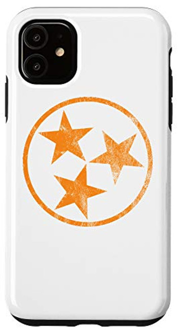 iPhone 11 Tennessee State Flag Orange White Stars Distressed Knoxville Case iPhone 11 Tennessee State Flag Orange White Stars Distressed Knoxville Case