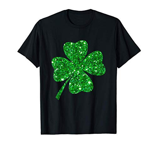 Sparkle Clover Irish Shirt For St Patricks  and  Pattys Day T-Shirt Sparkle Clover Irish Shirt For St Patricks  and  Pattys Day T-Shirt