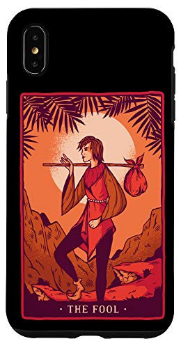 iPhone XS Max The Fool Tarot Card Occult Goth Star Cell Phone Case Gift Case