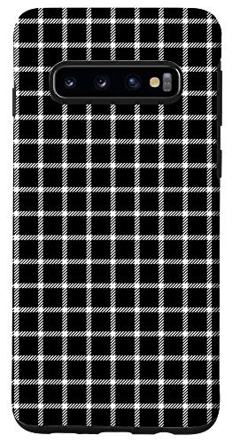 Galaxy S10 Checkered Plaid Flannel Gingham Pattern gifts Men Women Case