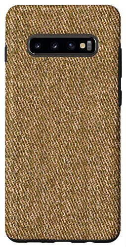 Galaxy S10plus Tan Beige Light Brown Cute Fun Pattern Case
