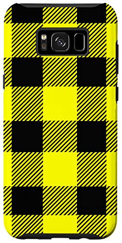 Galaxy S8plus Yellow Buffalo Plaid Check Fall Checkered Pattern Cute Print Case