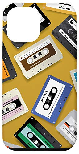 iPhone 12 Pro Max Vintage Retro Mixtape Cassette Tape Pattern Case