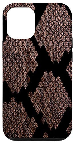 iPhone 12/12 Pro The Trendy Brown Black Beige Snakeskin Reptile Python Snake Case