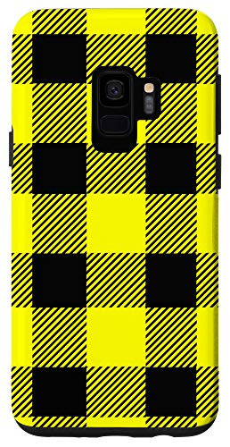 Galaxy S9 Yellow Buffalo Plaid Check Fall Checkered Pattern Cute Print Case
