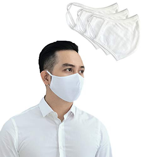 GURIDO Fashion Protective Face Masks, Cotton Masks, Washable, Reusable Masks - 3 Packs
