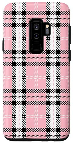 Galaxy S9plus Pink Buffalo Plaid Check Fall Pattern Stylish Cute Casual Case