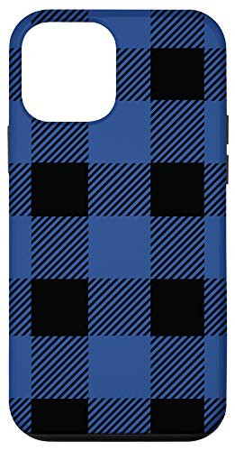iPhone 12 mini Pretty Blue Buffalo Plaid Check Fall Checkered Pattern Cute Case