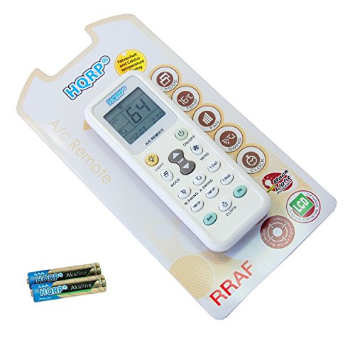 HQRP Remote Control Compatible with Sanyo rcs-ks09 KS0911 KS1822 KS2422 KS3012W KS3622 26PEK1U6 KS2412W TS3622 XS2422 KMH1S0772 Air Conditioner Controller