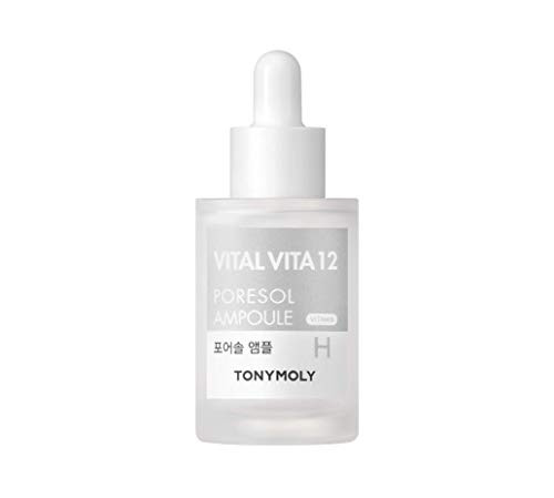 TONYMOLY Vital Vita 12 Poresol Ampoule, 1 Fl Oz TONYMOLY Vital Vita 12 Poresol Ampoule, 1 Fl Oz