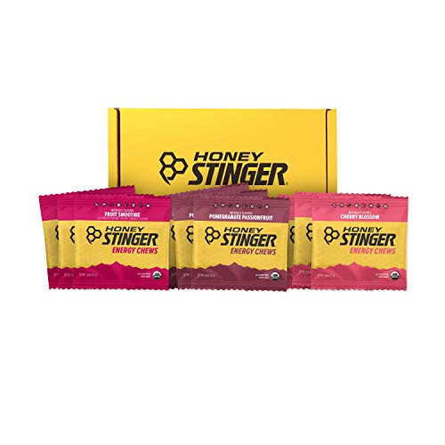 Honey Stinger Honey Stinger Energy Chews Variety Pack: Fruit Smoothie, Pomegranate Passionfruit and Cherry Blossom, pack of 9