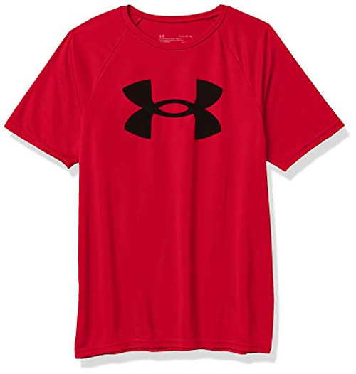 Under Armour Boys' Tech Big Logo Short-Sleeve T-Shirt , Red (600)/Black , Youth X-Small Under Armour Boys' Tech Big Logo Short-Sleeve T-Shirt , Red (600)/Black , Youth X-Small