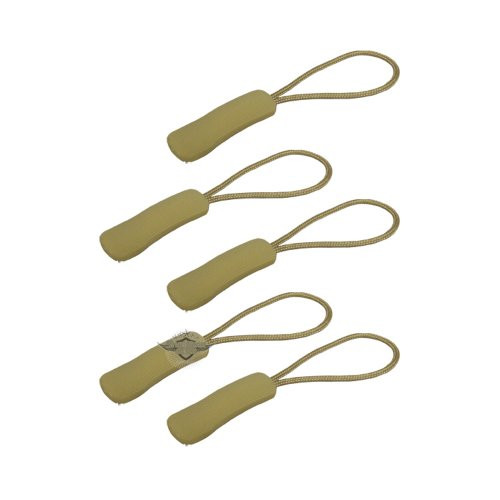 5ive Star Gear 5S Nylon Cord Zipper Pulls, Khaki