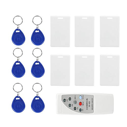 Gerioie Smart Cards Reader Kit, High Recognition ID Card Copier Kit, Fast Speed School Office Access Card Writing for Access Card Reading