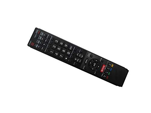 HCDZ Replacement Remote Control with Netflix Button for Sharp GB005WJSA LC-90LE745U GB118WJSA LC-60C6600U LC-52D62U Smart AQUOS LCD LED HDTV TV
