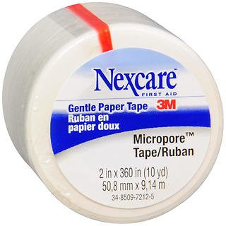 Nexcare First Aid Micropore Gentle Paper Tape 2 in. x 10 yd. - 6ct, Pack of 2