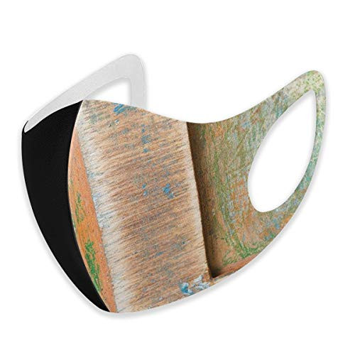 Outdoor Activated carbon mask,Letterpress Natural Old Texture Backdrop Writing Symbol Timeworn Design Typography,Printed Facial decorations for man and woman