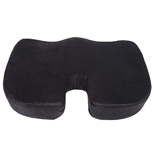 ALIKEE Orthopedic Pillow Seat Memory Foam Chair Office Cushion Coccyx