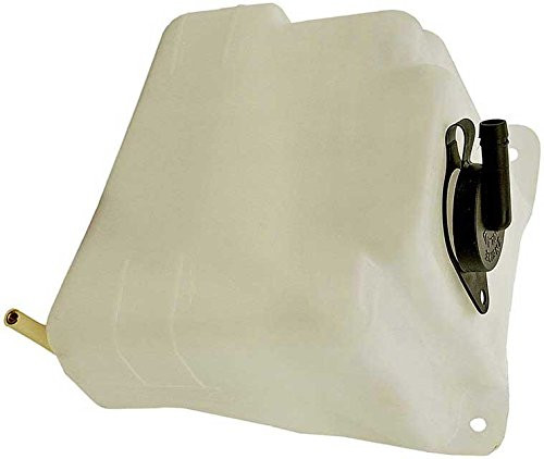 APDTY 714211 Coolant Reservoir Fluid Overflow Plastic Bottle Housing w/Cap Fits Select GM Vehicles (Check Compatibility Chart To Ensure Proper Fit Replaces 15650373)
