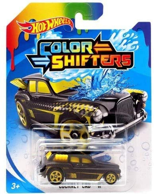 DieCast Hotwheels Color Shifters Cockney Cab II (Black/Yellow) 1:64 Scale DieCast Hotwheels Color Shifters Cockney Cab II (Black/Yellow) 1:64 Scale