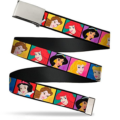 Buckle-Down Web Belt Disney's Princesses 1.0 inch