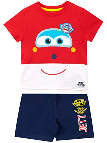 Super Wings Boys Jett T-Shirt and Shorts Set Multicolored Size 4