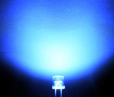 200pcs X Super Bright blue 5mm Flat Top Led 5mm flat blue light