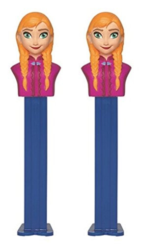 Disney Frozen PEZ Dispenser with Candy Refills, Pack of 2 (Anna)