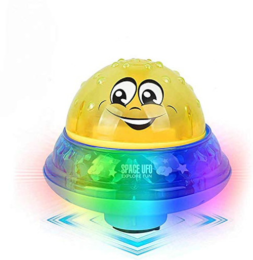 ohcoolstule Baby Bath Toys for Infant Fun Electric Induction Sprinkler Toys for Toddler Kids Floating Bath Toys Spray Water Toy with Soft LED Lights Best Gift for Boys  and  Girls