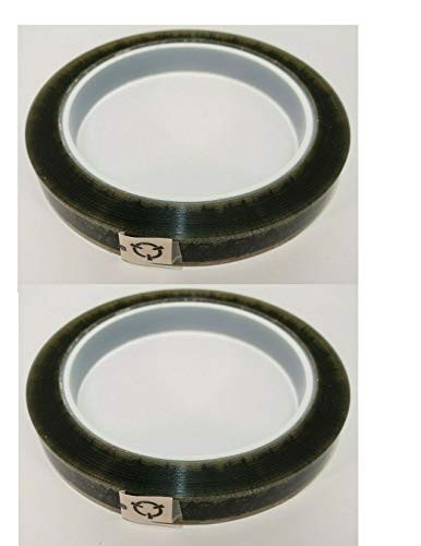 B1653P ESD-Safe Tape with ESD and Anti-Stati Symbols, 1/2 inch x 72 Yards (3 inch Core) -2 pack by Botron