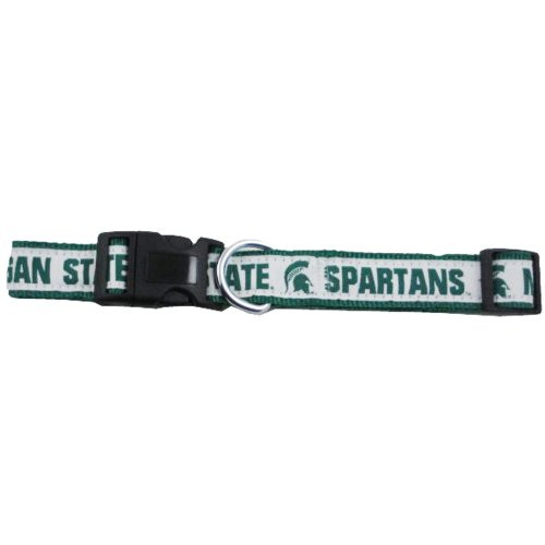 Pets First Collegiate Pet Accessories, Dog Collar, Michigan State Spartans, Large