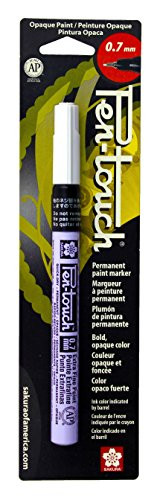 Sakura 42184 1-Pack Blister Card Pentouch Paint Marker, Extra Fine, Black