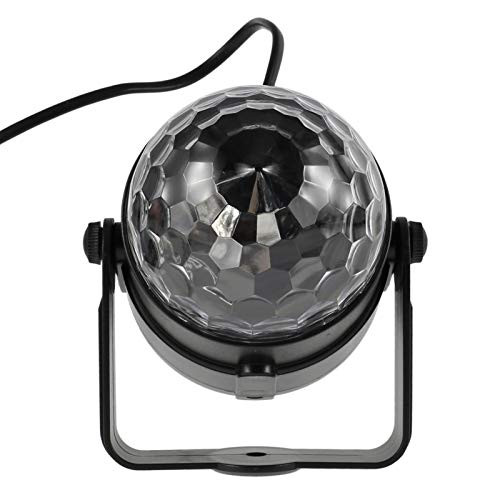 ZJWD Sound Activated Rotating Disco Ball Laser Colorful RGB LED Light for Projector Lamp Party DJ Stage