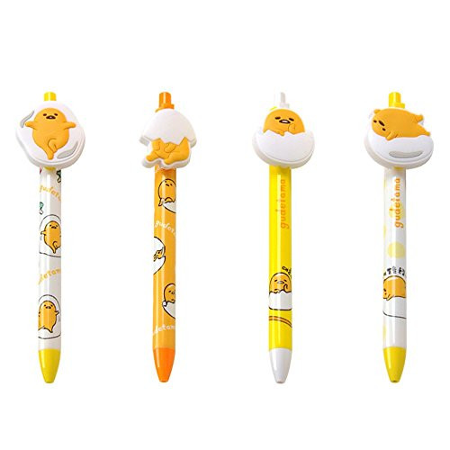 1pc Sanrio Gudetama Lazy Egg Mascot Clip Pen with Rubber Clip (Random 1pc)