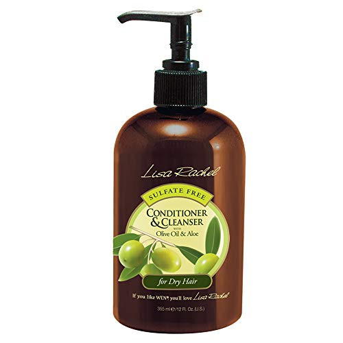 Lisa Rachel Conditioner  and  Cleanser with Olive Oil  and  Aloe for Dry Hair 12Ounce