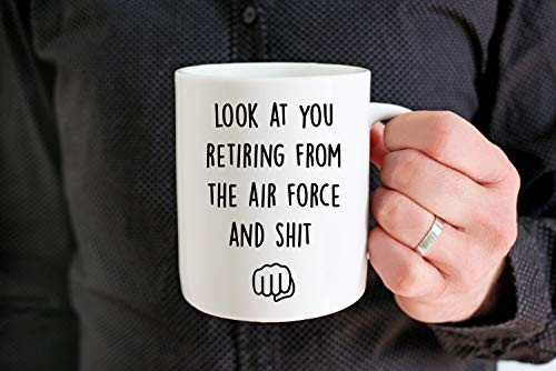 Funny Coffee Mug,Air Force Retirement, Air Force Retirement Presents, Military Retirement Presents Air Force, Air Force Retirement Party Picks, U.S. shipping, 11 Oz