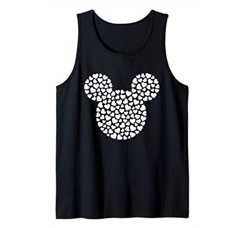 Disney Mickey Mouse Icon Filled with Hearts Tank Top