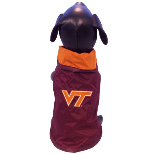 NCAA Virginia Tech Hokies All Weather Resistant Protective Dog Outerwear, Small