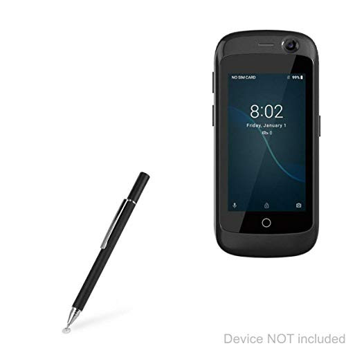 Unihertz Jelly Pro Stylus Pen, BoxWave  FineTouch Capacitive Stylus  Super Precise Stylus Pen for Unihertz Jelly Pro - Jet Black