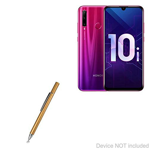 Huawei Honor 10i Stylus Pen, BoxWave  FineTouch Capacitive Stylus  Super Precise Stylus Pen for Huawei Honor 10i - Champagne Gold