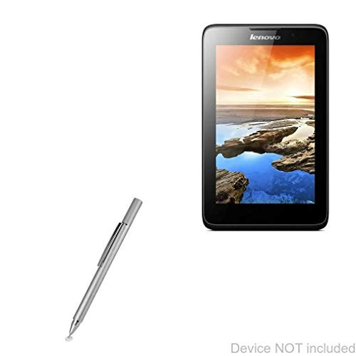 Lenovo A7 Stylus Pen, BoxWave FineTouch Capacitive Stylus Super Precise Stylus Pen for Lenovo A7 - Metallic Silver Lenovo A7 Stylus Pen, BoxWave FineTouch Capacitive Stylus Super Precise Stylus Pen for Lenovo A7 - Metallic Silver