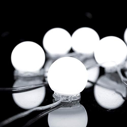 Cocoarm Vanity Lights for Mirror, Hollywood Style LED Vanity Mirror Lights Kit with 10 LED Vanity Mirror Lights for Makeup Vanity Table Set in Dressing Room