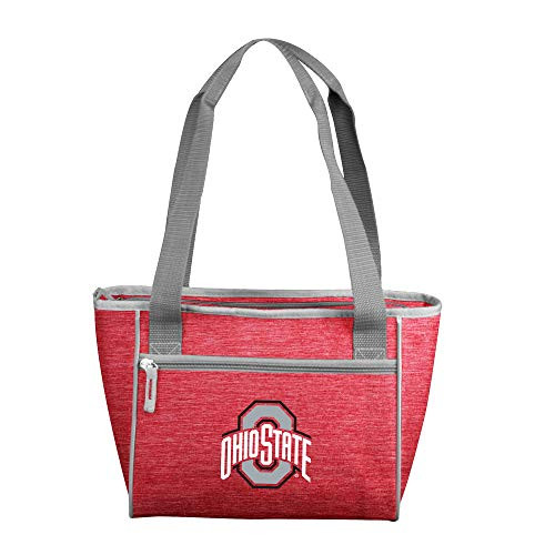 Logo Brands NCAA Ohio State Buckeyes Unisex 16 Can Cooler Tote, One Size, Team Color Logo Brands NCAA Ohio State Buckeyes Unisex 16 Can Cooler Tote, One Size, Team Color