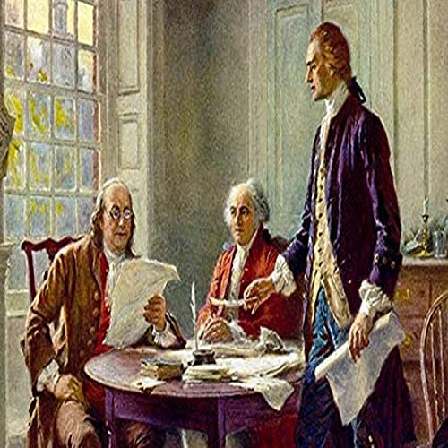 Buyenlarge 'Writing The Declaration of Independence in 1776' Paper Poster, 20 by 30-Inch